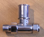 SOLID CHROME STRAIGHT RADIATOR VALVE